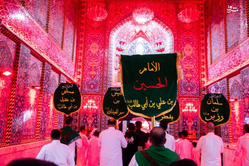 کاروان نمادین یاران امام حسین(ع) در کربلا