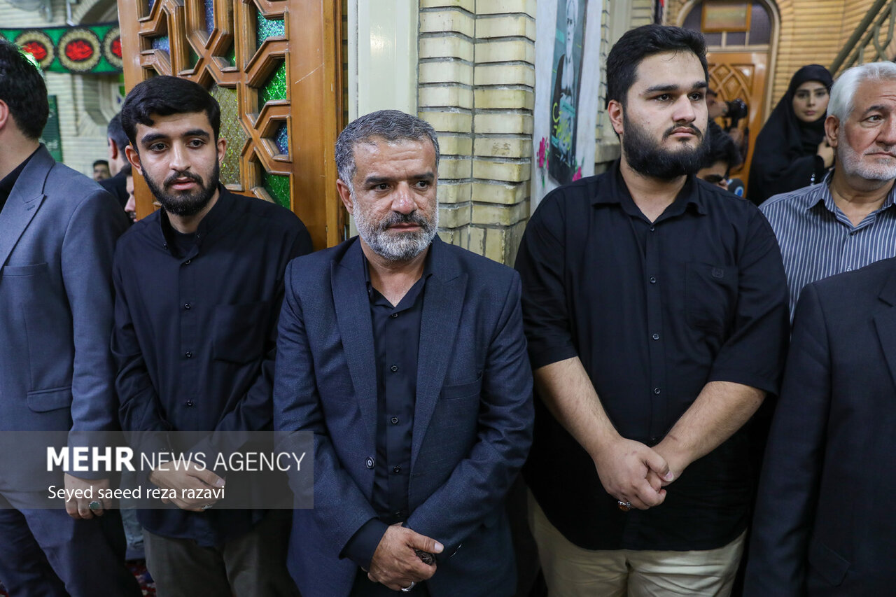 عکس/ مراسم گرامیداشت شهادت سردار سرلشکر پاسدار «امیرعلی حاجی‌زاده»