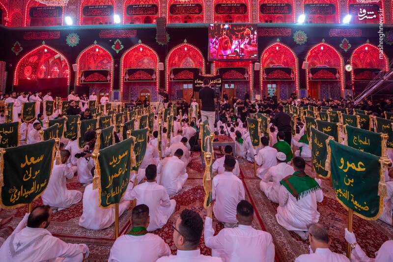 کاروان نمادین یاران امام حسین(ع) در کربلا