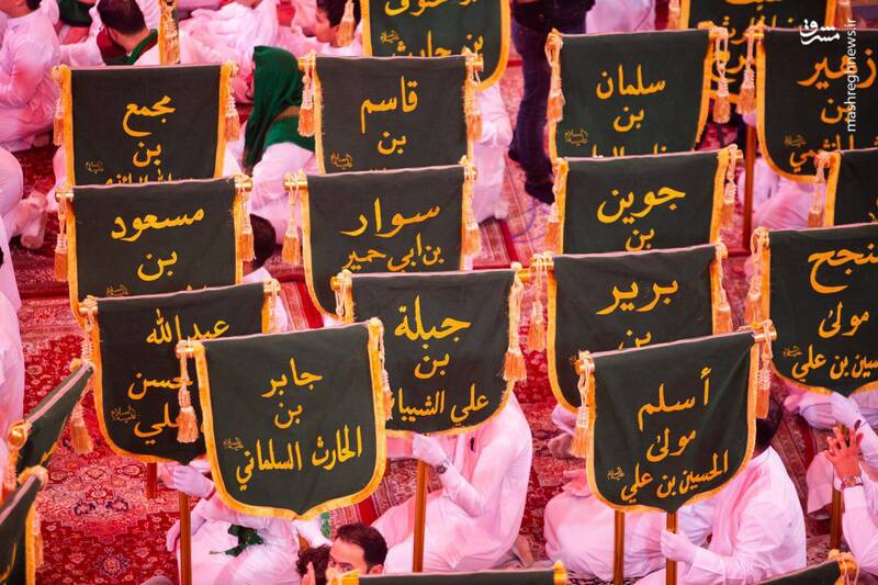 کاروان نمادین یاران امام حسین(ع) در کربلا