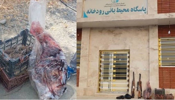 دستگیری متخلف شکار و صید در بخش رودخانه رودان
