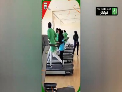 تمرین ریکاوری تیم ملی فوتبال بانوان پس از برتری مقابل سنگاپور