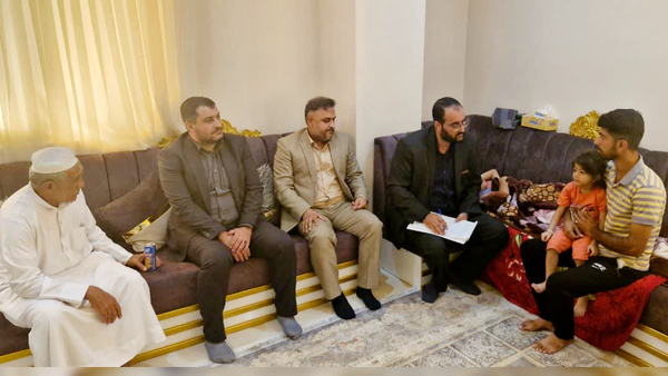 عیادت دادستان قشم از کودک مجروح حادثه رمچاه