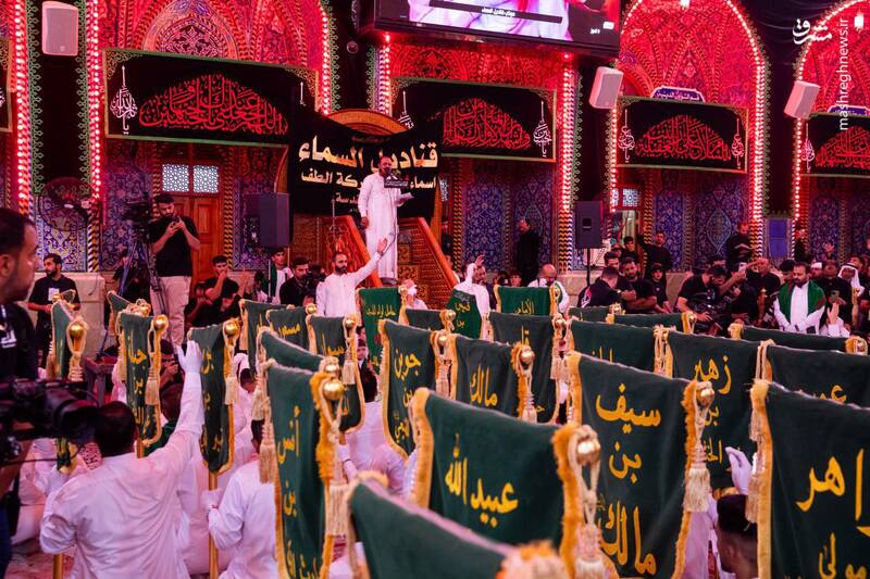 کاروان نمادین یاران امام حسین(ع) در کربلا