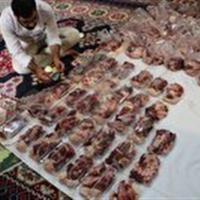 توزیع ۱.۶ تن گوشت قربانی بین نیازمندان زنجانی