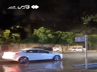 بارش باران تابستانه در استان فارس