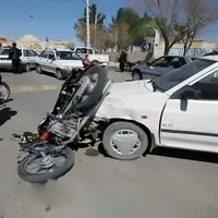 تصادف شدید در جاده جهرم - میمند 2 جوان را به کام مرگ برد