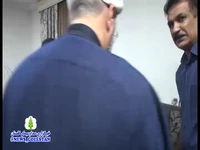 دیدار تعدادی از مسئولان با خانواده شهید جعفرنیا