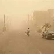 طوفان بیش از ۱۰۰ کیلومتری گرد و خاک در سیستان
