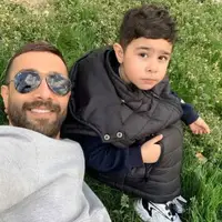 چهره ها/ سلفی بازیگر سریال همه چیز آنجاست با پسرش