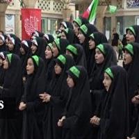 اجرای سرود دختران قمی به مناسبت روز عفاف و حجاب