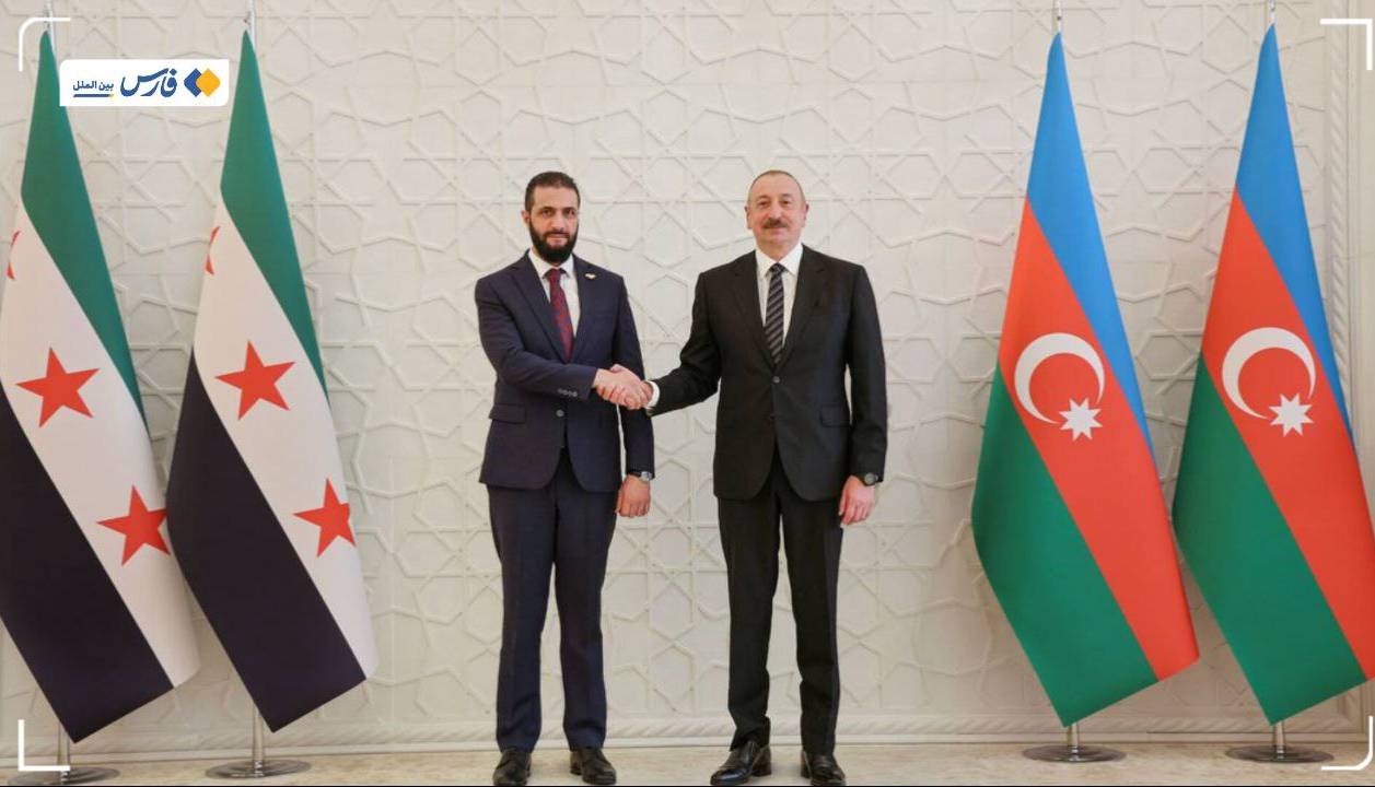 دیدار جولانی با علی‌اف در آذربایجان