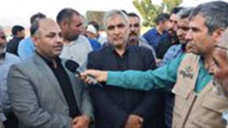 عملیات طرح آبرسانی به روستای گراتی اسفراین سرعت گرفت