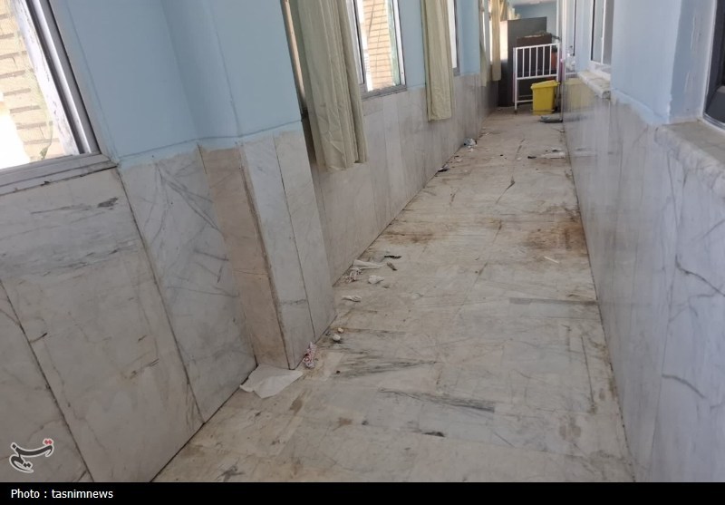 عکس/ بحران بهداشت در بیمارستان یاسوج با بی‌توجهی به نظافت