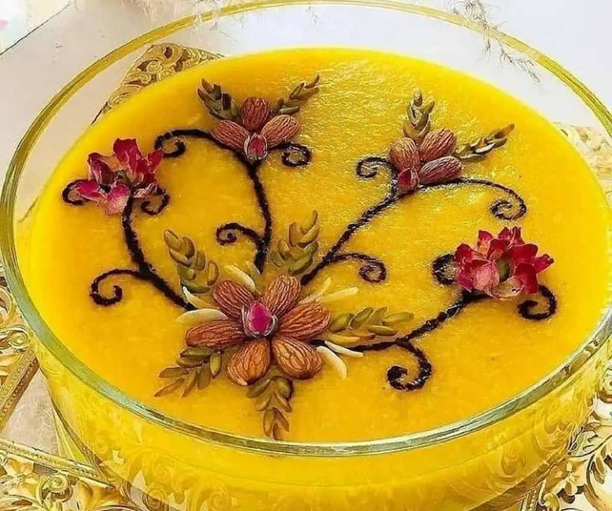 دستور پخت گام به گام شله زرد نذری 