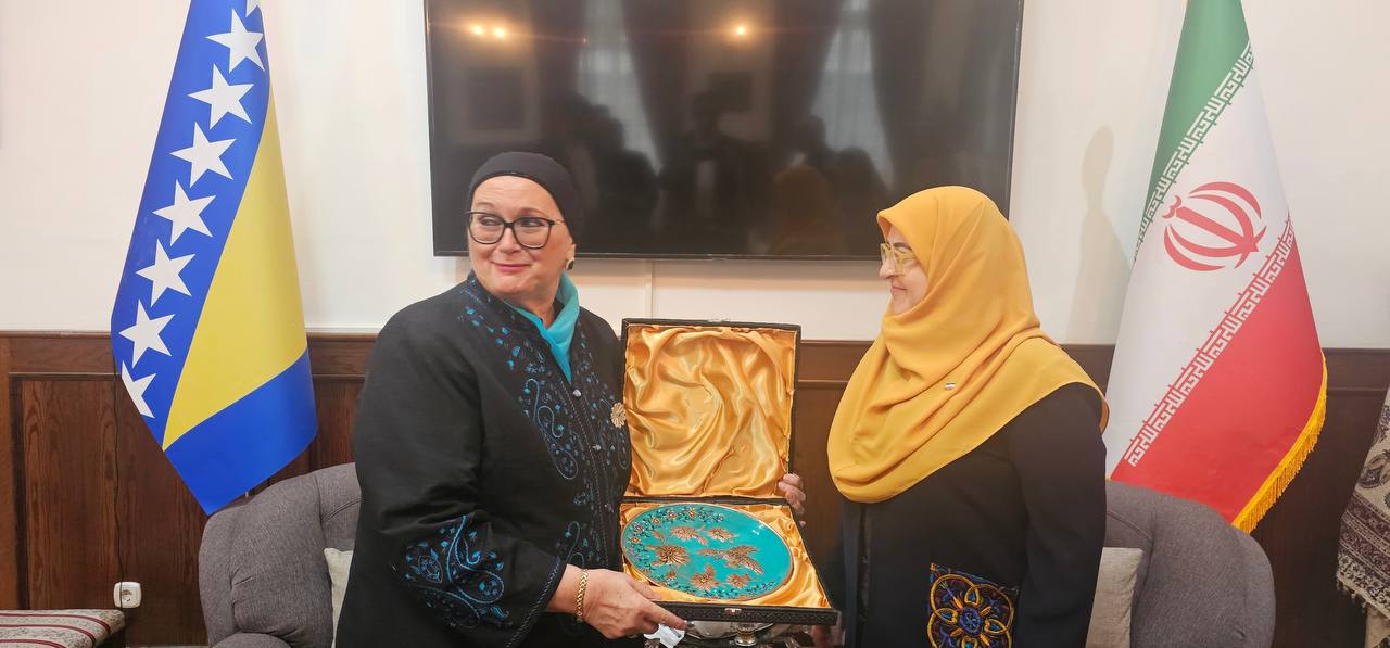 دیدار سخنگوی دولت ایران با وزیر خارجه پیشین بوسنی 