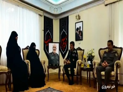 سردار رادان با خانوادۀ شهیدان باقری، سلامی و رشید دیدار کرد
