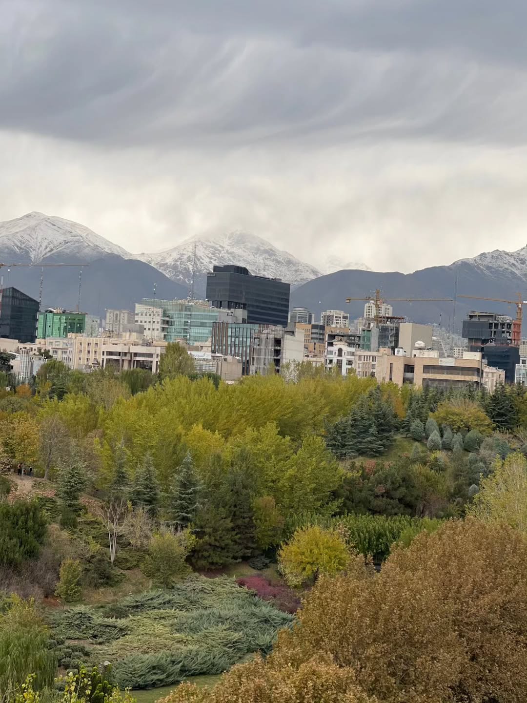 تهران زیبا از فراز پل طبیعت 