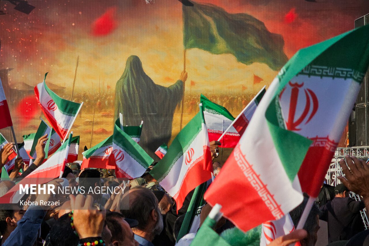 راهپیمایی «اقتدار ملی، غیرت دینی» در مشهد