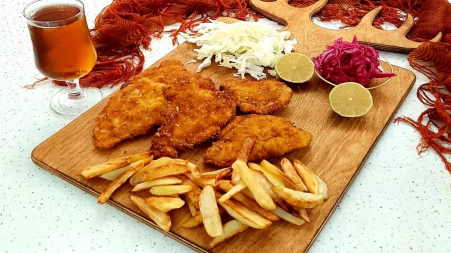 آموزش گام به گام پخت شنیسل رستورانی