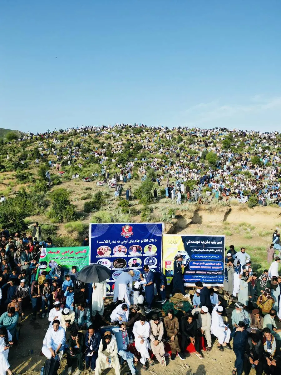 استقبال باشکوه از مسابقه کریکت در افغانستان