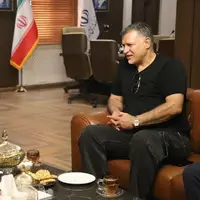 دیدار علی دایی با استاندار مازندران