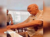 ویدئویی از محمد سریر خالق اثر ماندگار «ای ایران» در سن 81 سالگی