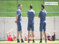 تمرینات امروز پرسپولیسی‌ها زیرنظر هاشمیان