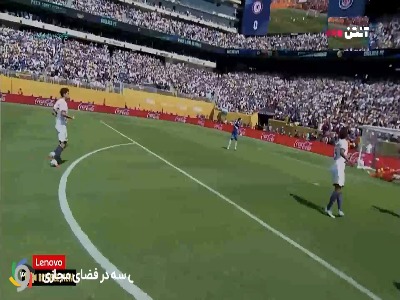 2 گل پالمر در نیمه اول از نگاه دوربین روی لباس علیرضا فغانی
