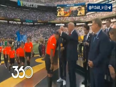 اهدای مدال به علیرضا فغانی و تیم داوری فینال جام جهانی باشگاه‌ها