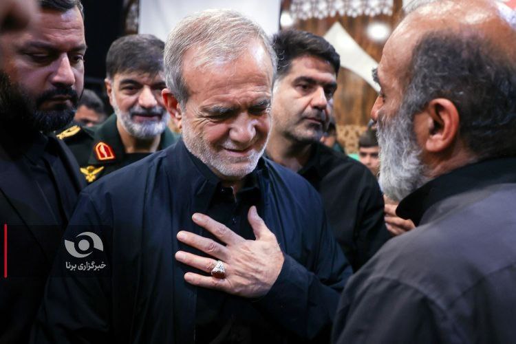 عکس/ حضور رئیس‌جمهور در آیین گرامیداشت شهدای اقتدار و امنیت