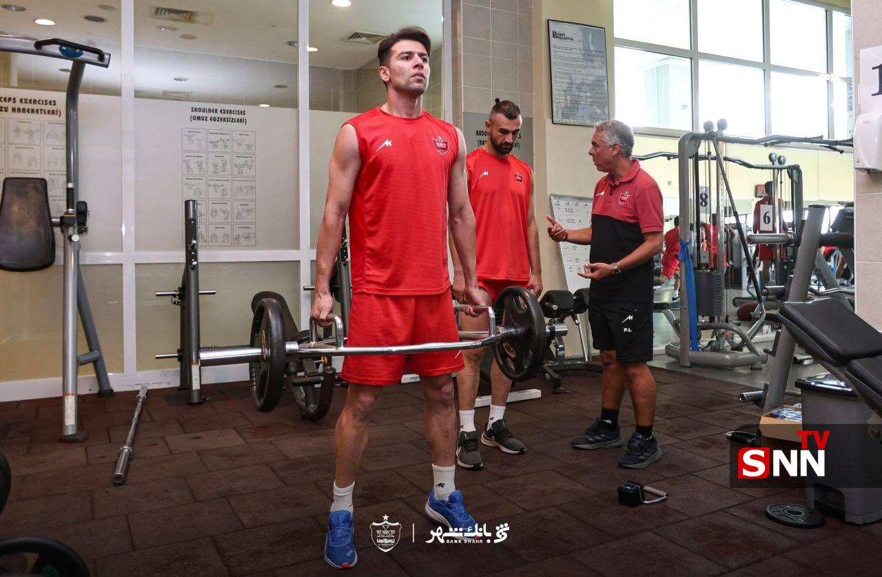 تمرین صبح امروز تیم فوتبال پرسپولیس در اردوی ترکیه