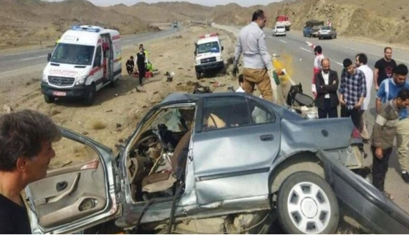 یک کشته و ۴ مصدوم به دنبال واژگونی سمند در محور مشهد ـ نیشابور