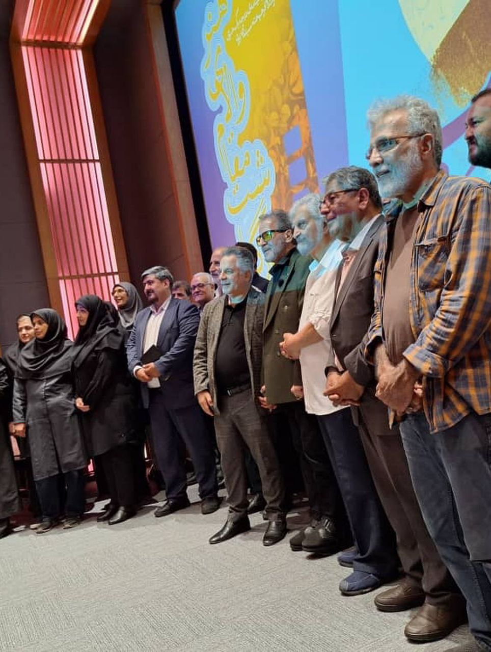  گزارش تصویری از آئین بزرگداشت نشان درجه‌یک هنری ابوالفضل پورعرب 