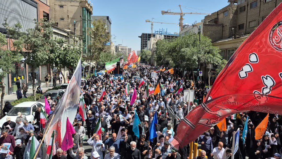 عکس/ راهپیمایی ضدصهیونیستی در مشهد