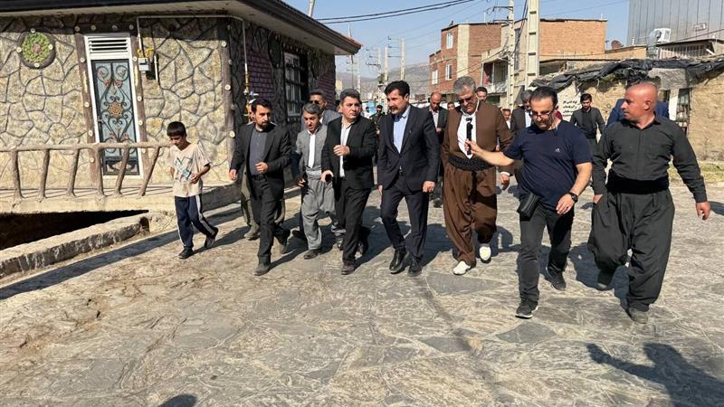 بازدید معاون رئیسجمهور از ۲ روستای هدف گردشگری در مریوان