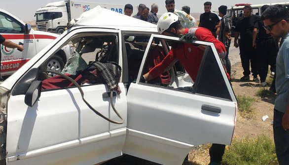۲ فوتی و یک مصدوم بر اثر تصادف در جاده اسلامآبادغرب