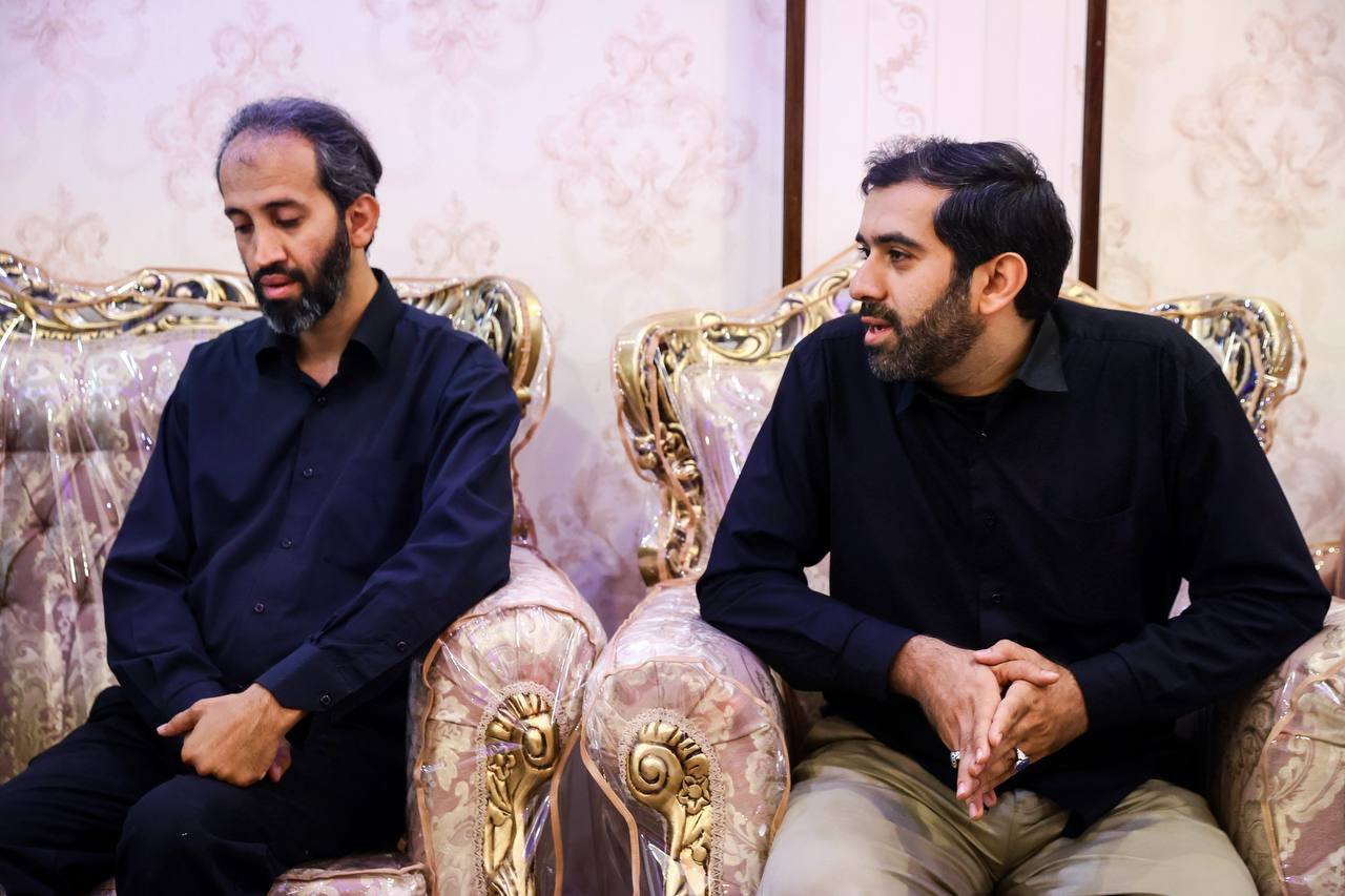عکس/ حضور قالیباف در منزل سپهبد شهید علی شادمانی