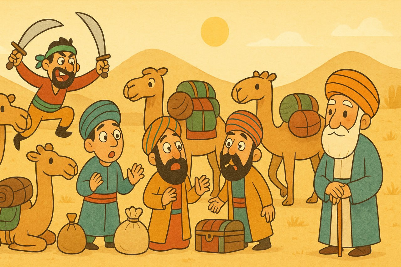 ماجرای حمله راهزنان به کاروان «لقمان حکیم »