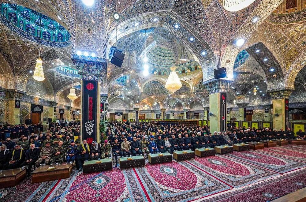  حضور تولیت آستان مقدس علوی در مراسم سالروز «فاجعه سامرا»  
