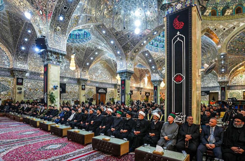 حضور تولیت آستان مقدس علوی در مراسم سالروز «فاجعه سامرا»  