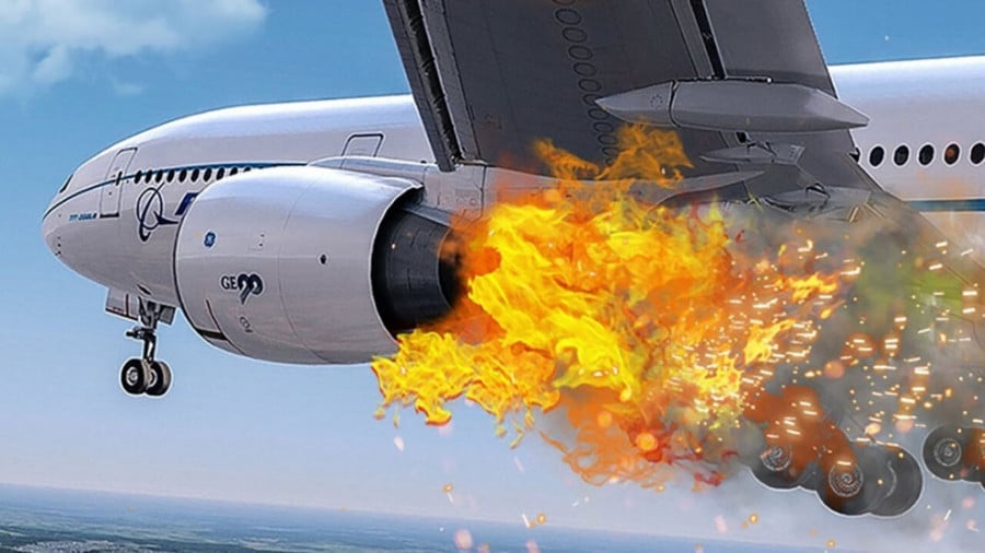آتش‌سوزی هواپیما، دوباره در آمریکا