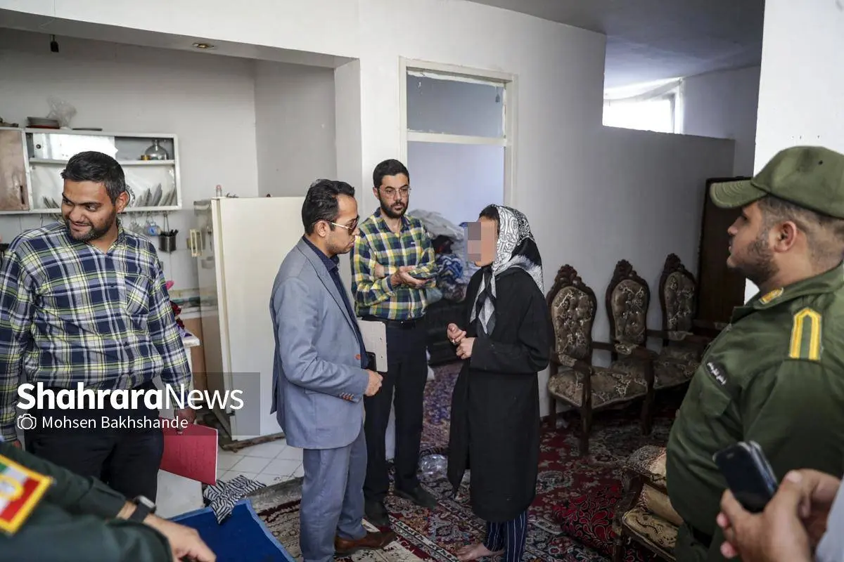 عکس/ بازسازی صحنه شوهرکشی در مشهد