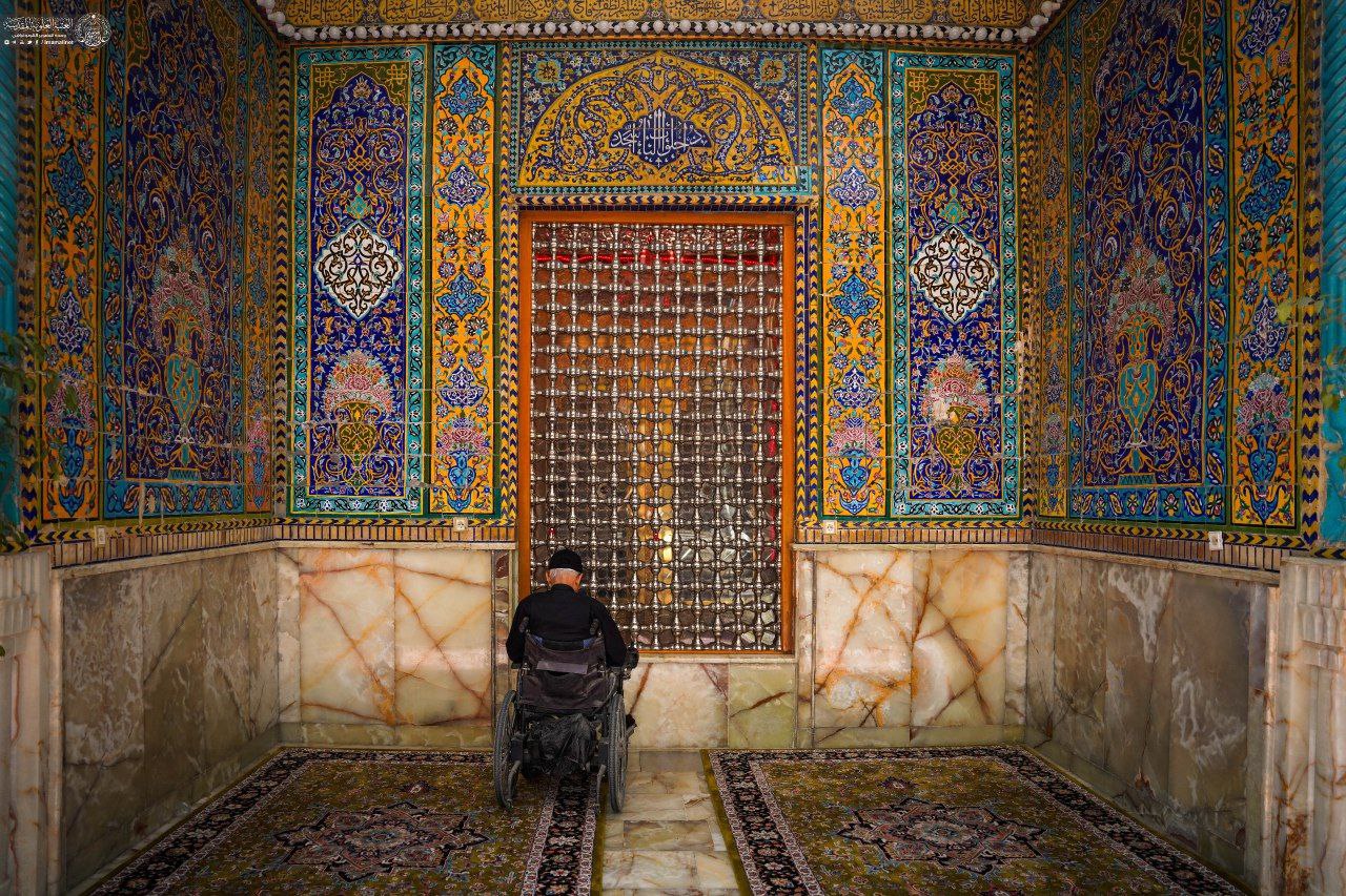 تصاویری از حرم مطهر امیرالمؤمنین(ع) در روز زیارتی ایشان