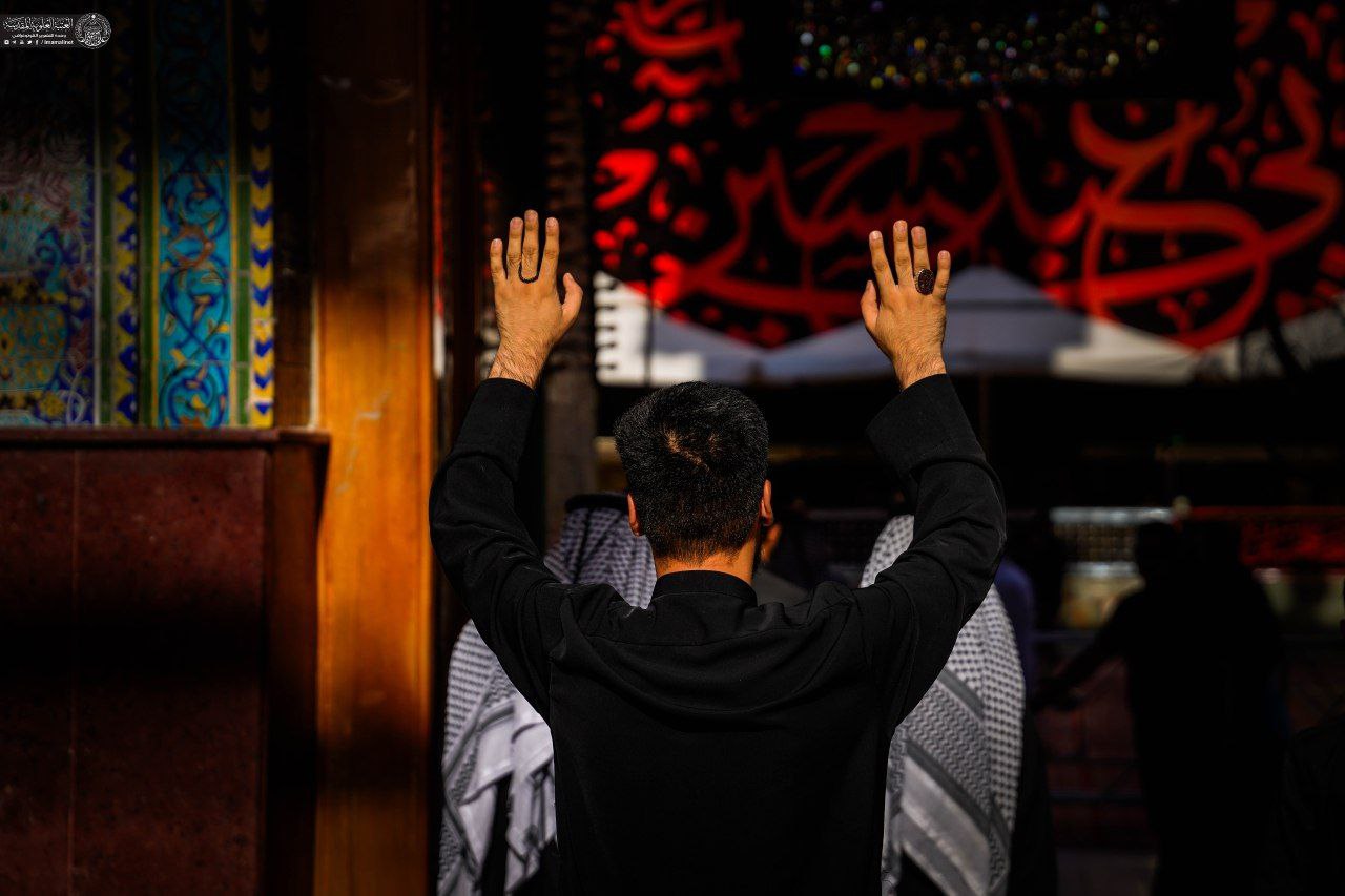 تصاویری از حرم مطهر امیرالمؤمنین(ع) در روز زیارتی ایشان