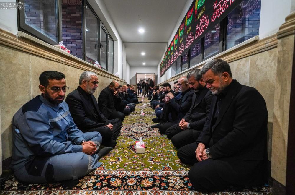  برپایی مجلس عزاداری شهادت حضرت زین‌العابدین علیه‌السلام در حرم مطهر علوی  