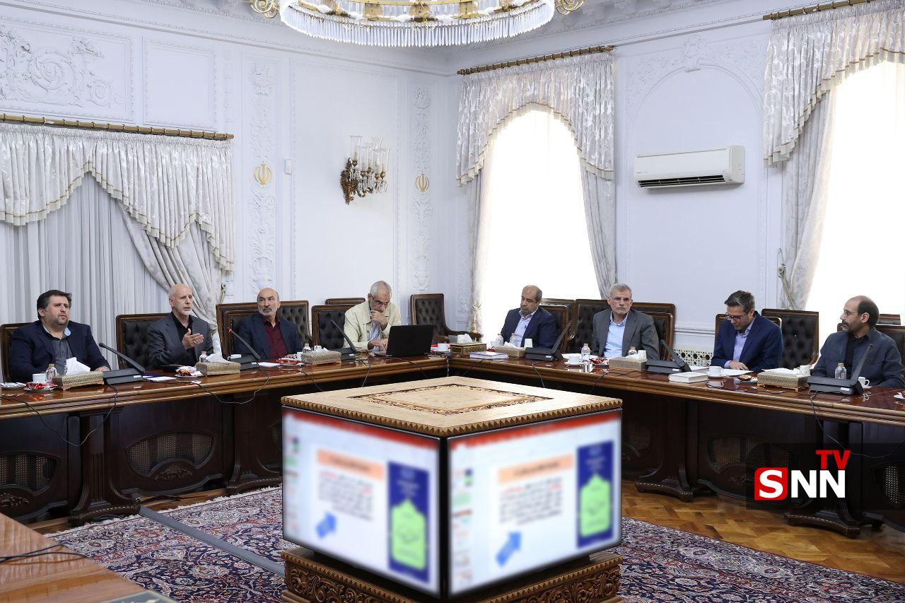 عکس/ حضور رئیس جمهور در نشست مقبله با چالش کم‌آبی