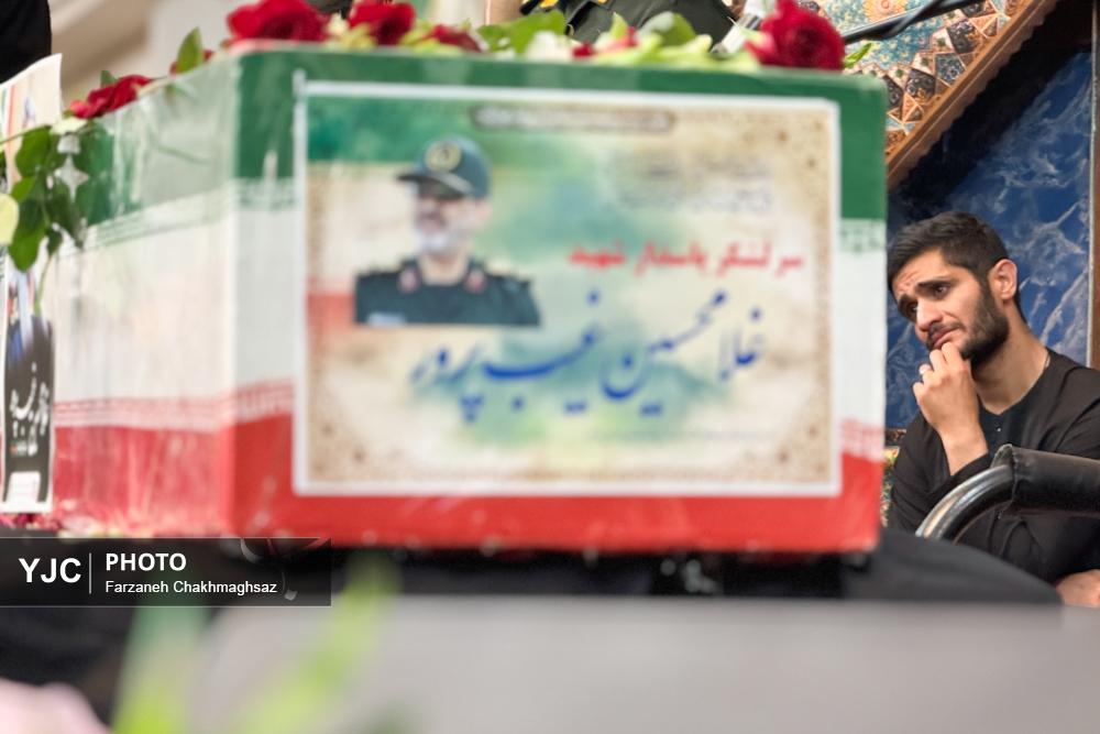 مراسم تشییع سردار شهید غلام‌حسین غیب پرور در شیراز