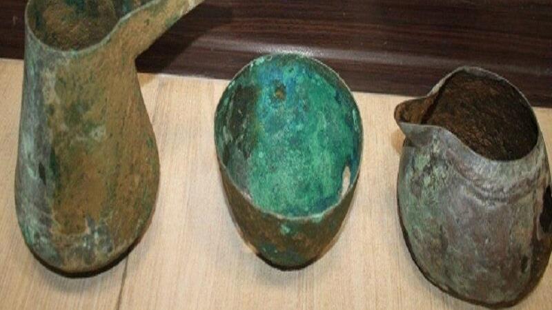 اشیای تاریخی سه هزار ساله در خرمدره کشف شد