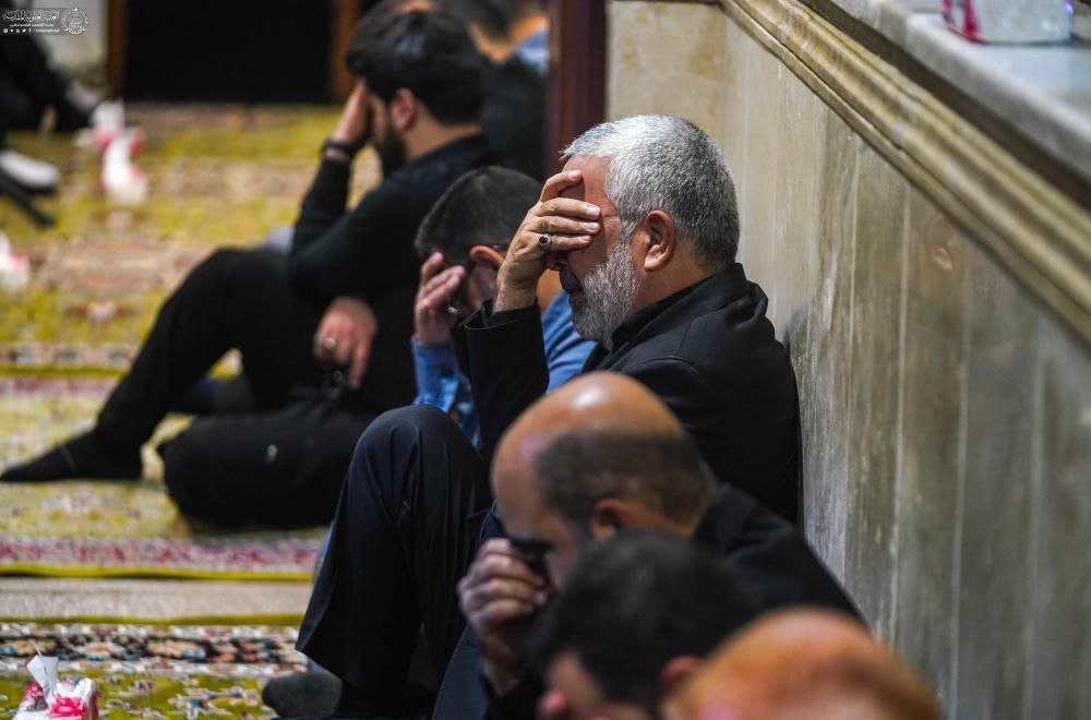  برپایی مجلس عزاداری شهادت حضرت زین‌العابدین علیه‌السلام در حرم مطهر علوی  